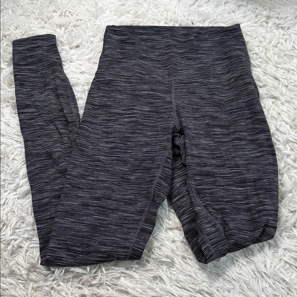 Lululemon Align Pant 28" Wee Are From Space Dark Carbon Ice Grey